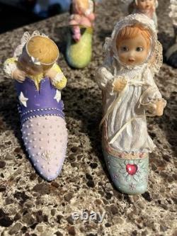 8 Lot Tiny Dreamers Figurines Shoe Doll Collection The Ashton Drake Collection