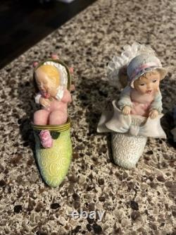 8 Lot Tiny Dreamers Figurines Shoe Doll Collection The Ashton Drake Collection