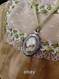 A. Marque 19 Repro Doll 1994 By D. Great Painting, Great Costume