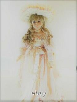 A21 28 Thelma Resch Victorian Lady Nancy Porcelain Doll Pink Gown Dress GWP