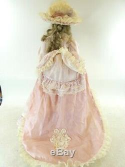 A21 Vintage Thelma Resch Victorian Lady Nancy Porcelain Doll Pink Dress 30 GWP