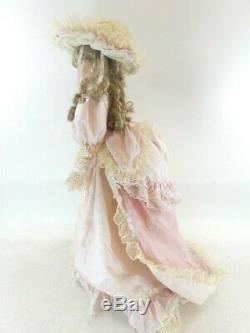 A21 Vintage Thelma Resch Victorian Lady Nancy Porcelain Doll Pink Dress 30 GWP