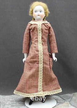 ANTIQUE CHINA DOLL with BALD HEAD so-called'BIEDERMEIER STYLE