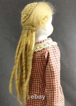 ANTIQUE CHINA DOLL with BALD HEAD so-called'BIEDERMEIER STYLE