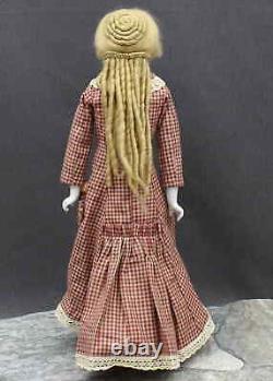 ANTIQUE CHINA DOLL with BALD HEAD so-called'BIEDERMEIER STYLE