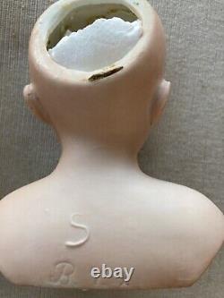 ANTIQUE FASHION Lady DOLL 20 BISQUE Shoulder HEAD KID JOINTED BODY S Mark