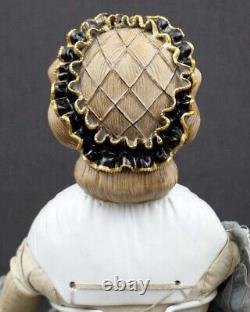 ANTIQUE GERMAN PARIAN DOLL with FANCY HAIRDO & SNOOD by C. F. KLING