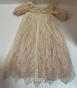 ANTIQUE PARIAN DOLL SIMON & HALBIG ABG DOLL With RARE BROWN GLASS EYES 20