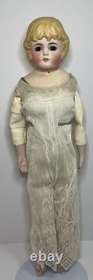 ANTIQUE PARIAN DOLL SIMON & HALBIG ABG DOLL With RARE BROWN GLASS EYES 20