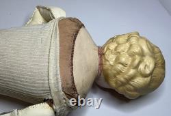 ANTIQUE PARIAN DOLL SIMON & HALBIG ABG DOLL With RARE BROWN GLASS EYES 20