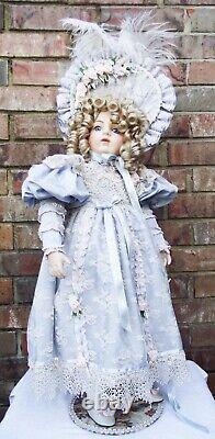 ANTIQUE REPRODUCTION BRU JNE 28in SHANDELLA PORCELAIN DOLL PATRICIA LOVELESS NEW