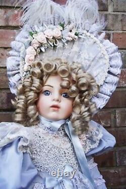 ANTIQUE REPRODUCTION BRU JNE 28in SHANDELLA PORCELAIN DOLL PATRICIA LOVELESS NEW