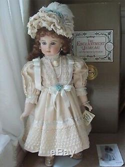 ANTIQUE REPRODUCTION TETE JUMEAU 28 in PORCELAIN DOLL PATRICIA LOVELESS NRFB