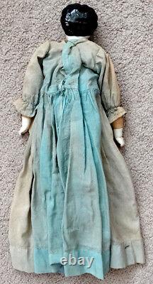 ANTIQUE Vintage VICTORIAN Porcelain Beauty CHINA DOLL & CLOTHES / CIVIL WAR Era