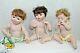 Ashton Drake Porcelain Dolls Lot Of 3 Vintage Babies 11 Inches Setting Excellent