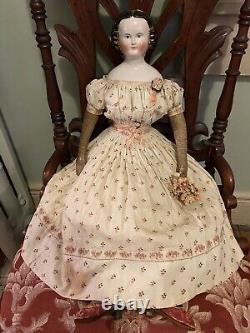 All-original Luxury Version Mary Todd Lincoln 25 Exc. Costume & Fancy Boots