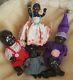 Americana Black Vintage Porcelain Jointed Baby Doll Lot Of 5 Dolls 1930-1950's