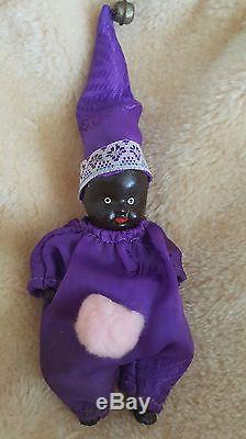 Americana Black Vintage Porcelain Jointed Baby Doll lot Of 5 Dolls 1930-1950's