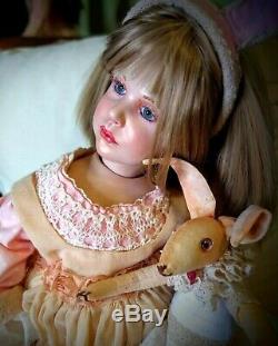 Annie Hildegard Gunzel's vintage porcelain doll, restored and custumized