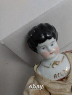 Antique 10 Helen Pet Name Hertwig China Head Doll Replaced Body Germany c1900