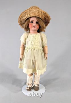 Antique 13 Original UNIS France 301 Tête Jumeau Bisque Composition Doll