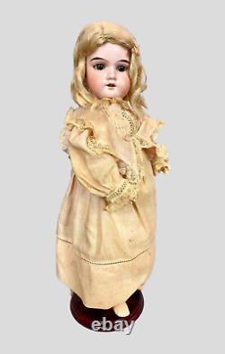 Antique 14 German Armand Marseille Doll, Original Dress & Wig