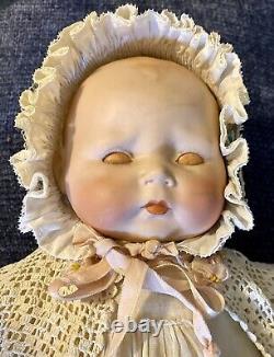 Antique 14 Horsman Rare Tynie Baby Character Baby German Bisque Doll Kestner