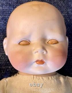 Antique 14 Horsman Rare Tynie Baby Character Baby German Bisque Doll Kestner