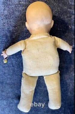 Antique 14 Horsman Rare Tynie Baby Character Baby German Bisque Doll Kestner