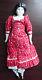 Antique 1880s Porcelain Cloth Germany Ethel Girl Low Brow Character Doll 12 1/2