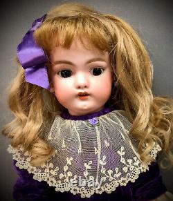 Antique 1890s 18 Simon & Halbig 1079 Dolly Face German Bisque-Head Doll