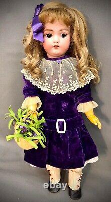 Antique 1890s 18 Simon & Halbig 1079 Dolly Face German Bisque-Head Doll