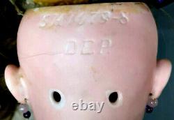 Antique 1890s 18 Simon & Halbig 1079 Dolly Face German Bisque-Head Doll