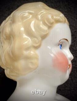 Antique 19 Bawo & Dotter Blonde China Head With Antique Body