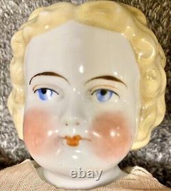 Antique 19 Bawo & Dotter Blonde China Head With Antique Body