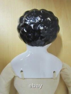 Antique 20 marked Germany low brow china head in nice clean outfit VGC