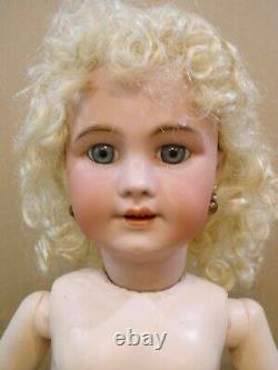 Antique 21 French Jumeau DEP doll, perfect head, original body