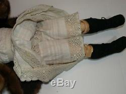 Antique 22 German doll porcelain head and Composition Jointed Body