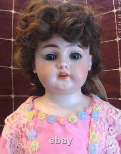 Antique 26 Handwerck Bisque & Kid German Doll HcH 5H Sleep Eyes withProvenance