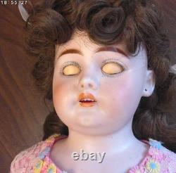 Antique 26 Handwerck Bisque & Kid German Doll HcH 5H Sleep Eyes withProvenance Antique 26 Handwerck Bisque & Kid German Doll HcH 5H Sleep Eyes withProvenance