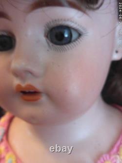 Antique 26 Handwerck Bisque & Kid German Doll HcH 5H Sleep Eyes withProvenance