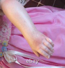 Antique 26 Handwerck Bisque & Kid German Doll HcH 5H Sleep Eyes withProvenance