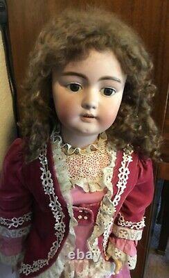 Antique 36 Simon Halbig #1079 Bisque Head Doll Composition Body Lovely