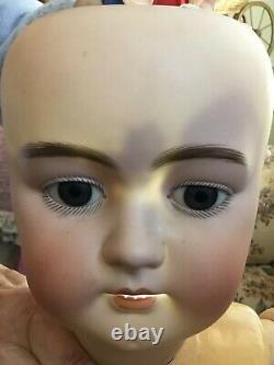 Antique 36 Simon Halbig #1079 Bisque Head Doll Composition Body Lovely