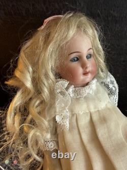 Antique 7 Simon & Halbig Bisque Socket Head Girl Cabinet Size Sleep Eyes