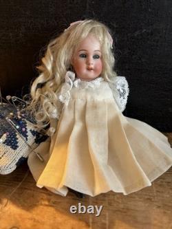 Antique 7 Simon & Halbig Bisque Socket Head Girl Cabinet Size Sleep Eyes