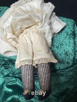Antique Armand Marseille German Bisque Head Doll 12 Orig Clothes