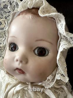 Antique Baby Doll Bisque/Porcelain Head, Cloth Body 16