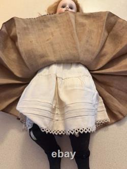 Antique Belton-solid dome turned shoulder head closed mouth unmarked all orig Antique Belton-solid dome turned shoulder head closed mouth unmarked all orig