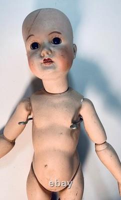 Antique Bisque Doll Collectible Porcelain Doll, Possible Antique